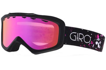Image of Giro Grade Goggle - Kid's-black/Magenta Speckle-Amber Pink