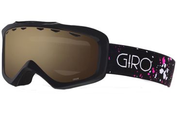 Image of Giro Grade Goggle - Kid's-black/Magenta Speckle-Amber Rose