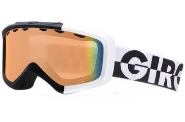 Image of Giro Grade Goggle - Kid's-Black/White 50/50-Persimmon Blaze
