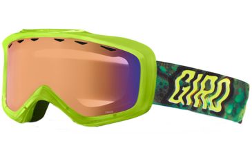 Image of Giro Grade Goggle - Kid's-Lime Secret Ooze-Persimmon Boost