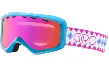 Image of Giro Grade Goggle - Kid's-White/Aqua Beaded-Amber Pink