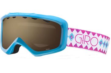 Image of Giro Grade Goggle - Kid's-White/Aqua Beaded-Amber Rose