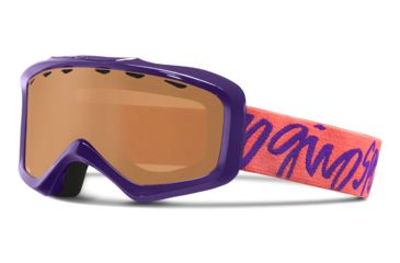 Image of Giro Grade Goggle - Kids-Purple Script-Amber Rose