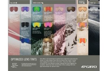 Image of Giro Focus Goggles-Dynasty Green Color Block-Amber Rose