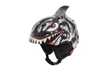Image of Giro Launch Plus Snow Helmet - Kid's, Black/Grey Tiger Shark, X-Small, 7073609