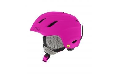 Image of Giro Nine Jr. MIPS Snow Helmet, Matte Bright Pink, Small, 7082879