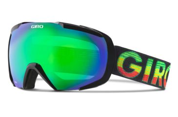 Image of Giro Onset Goggle-Black/Red Poncho-Loden Green