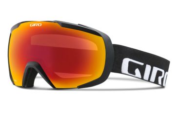 Image of Giro Onset Goggle-Black Wordmark-Amber Scarlet