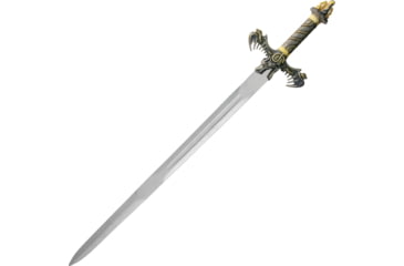 Image of Gladius Barbarian Sword Brass, 36.5 unsharpened carbon steel blade, Metal alloy handle, 227