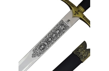Image of Gladius Christopher Columbus Sword, 40.25in Overall, 32in Satin Stainless Blade, Cord Wrapped Handle, 3111V