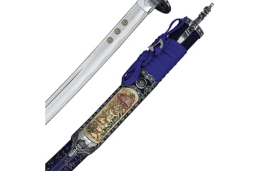Image of Gladius Date Katana, 38.5in Overall, 27.5in Stainless Blade, Carved wooden Handle, 114