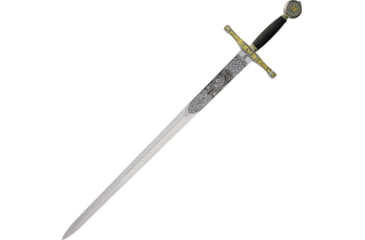 Image of Gladius Excalibur Sword Special Deco, 35 unsharpened carbon steel blade, Metal alloy handle, 281