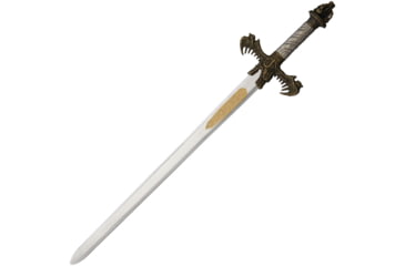 Image of Gladius Mini Barbarian Sword, 8.25 unsharpened metal alloy blade, Aged brass finish metal alloy handle, 9