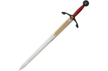 Image of Gladius Mini Black Prince Sword, 8 unsharpened metal alloy blade, Black metal alloy handle, 10