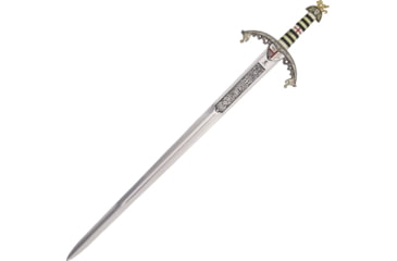 Image of Gladius Richard The Lionheart Sword, 43 overall, Black leather and gold cord wrapped handle, 248