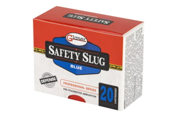 Image of Glaser Ammo Blue 9mm Luger, 80 grain, 20 Rounds Pistol Ammo, GL0060020