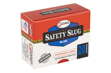 Image of Glaser Ammo Blue 9mm Luger, 80 grain, 20 Rounds Pistol Ammo, GL0060020