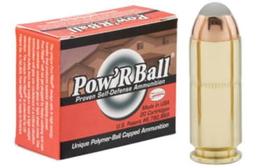 Image of Glaser PowRBall Handgun Ammunition 10mm Auto 135 gr JHP 1400 fps 20/box, PB10135/20