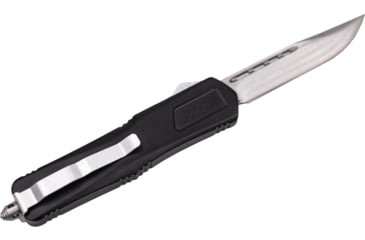 Image of GLFA Smooth Spring Assisted OTF Knife, Smooth Blade, Black, 8", GL-KMD-SMT BLK