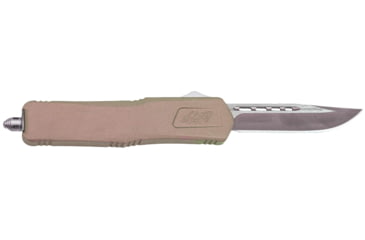 Image of GLFA Smooth Spring Assisted OTF Knife, Smooth Blade, Flat Dark Earth, 8", GL-KMD-SMT FDE