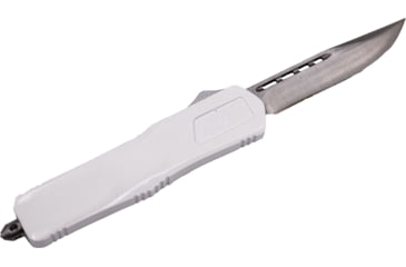 Image of GLFA Smooth Spring Assisted OTF Knife, Smooth Blade, White, 7", GL-KSM-SMT WHT