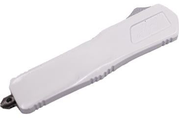 Image of GLFA Smooth Spring Assisted OTF Knife, Smooth Blade, White, 8", GL-KMD-SMT WHT