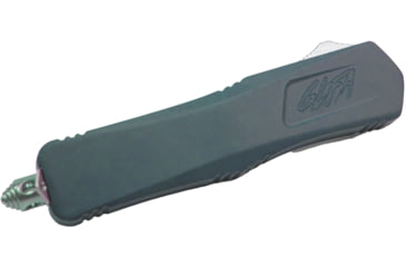 Image of GLFA Spring Assisted OTF Knife, Serrated Blade, Blue Titanium, 7", GL-KSM-SRT BLU