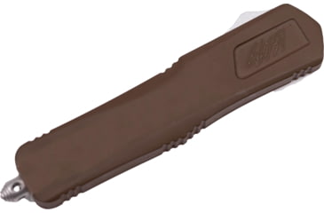 Image of GLFA Spring Assisted OTF Knife, Serrated Blade, Buck Brown, 7", GL-KSM-SRT BUK