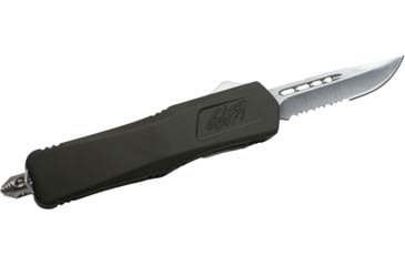 Image of GLFA Spring Assisted OTF Knife, Serrated Blade, OD Green, 7", GL-KSM-SRT ODG