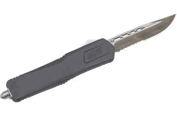 Image of GLFA Spring Assisted OTF Knife, Serrated Blade, Sniper Grey, 7", GL-KSM-SRT SNP