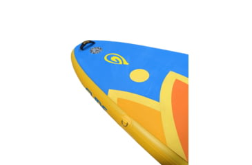 Image of Glide Lotus Inflatable Paddle Board, Blue/Orange/Yellow, 10ft X 35in X 6in, o2-LTUS