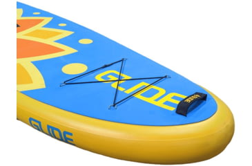 Image of Glide Lotus Inflatable Paddle Board, Blue/Orange/Yellow, 10ft X 35in X 6in, o2-LTUS