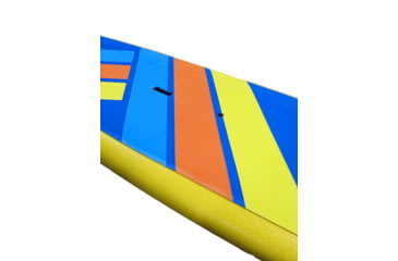 Image of Glide Retro Inflatable Paddle Board, Blue/Yellow, 10ft 6 X 33in X 6in, o2-RET-BL
