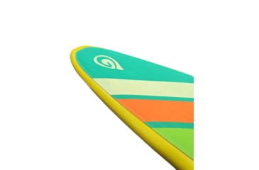 Image of Glide Retro Inflatable Paddle Board, Green/Yellow, 10ft 6 X 33in X 6in, o2-RET-GR