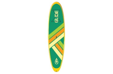 Image of Glide Retro Inflatable Paddle Board, Green/Yellow, 10ft 6 X 33in X 6in, o2-RET-GR