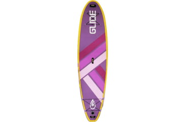 Image of Glide Retro Inflatable Paddle Board, Purple/Yellow, 10ft 6 X 33in X 6in, o2-RET-PU