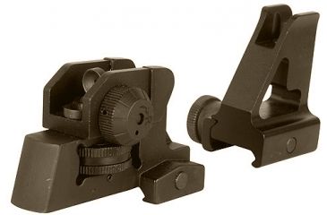 Image of Global Military Gear A2 Style Sights, AR15/M4, Set, Tan, GM-FRS1-T