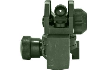 Image of Global Military Gear A2 Style Sights, AR15/M4, Rear Sight Only, OD Green, GM-RS1-OD