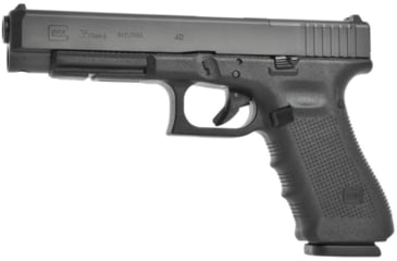 Image of Glock 35 Gen4 MOS Pistol, .40 S&amp;W, 5.31in barrel, polymer frame, integrated polymer grip, recoil operated semi-automatic, fixed, white dot front, white square U rear, 15 round magazine, G35 Gen4 MOS-FRRMPG