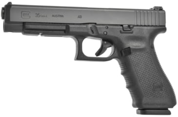 Image of Glock 35 Gen4 Pistol, .40 S&amp;W, 5.31in barrel, polymer frame, integrated polymer grip, recoil operated semi-automatic, fixed, white dot front, white square U rear, 15 round magazine, G35 Gen4-FRRMPG