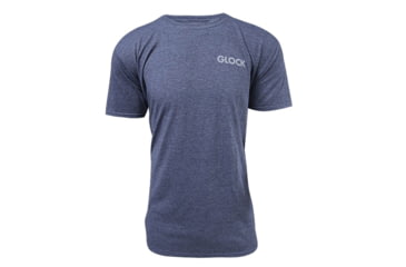 Image of Glock AA75160 American Flag Heather Navy 3XL Short Sleeve