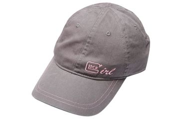 Image of GLOCK AS10007 CHINO GLKGRL HAT GRY/PNK
