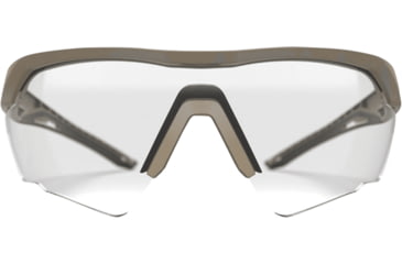 Image of Glock Crossover Tactical Glasses Clear Lens Desert Tan Frame, AS41037