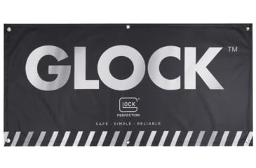 Image of Glock Fabric Banner Black 4' x 2', AD02044
