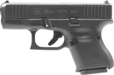 Image of Glock 26 MOS Gen 5 9mm Semi Auto Pistol, 9mm Luger, 3.43 in Barrel