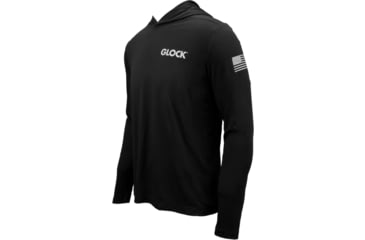 Image of Glock Hooded Performance Long Sleeve Shirt 2xl Black