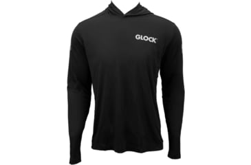 Image of Glock Hooded Performance Long Sleeve Shirt 2xl Black