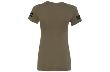 Image of Glock Ladies glock Girl Flag Tee Short Sleeve Lg Mil Grn