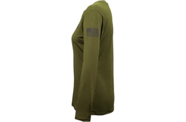 Image of Glock Ladies Performance Long Sleeve Shirt Med Military Grn