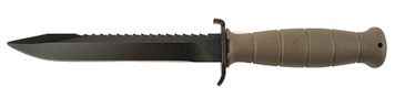 Image of Glock KO17681 81 Field Knife/Saw Spring Steel Phosphate Treated Clip Point Olive
